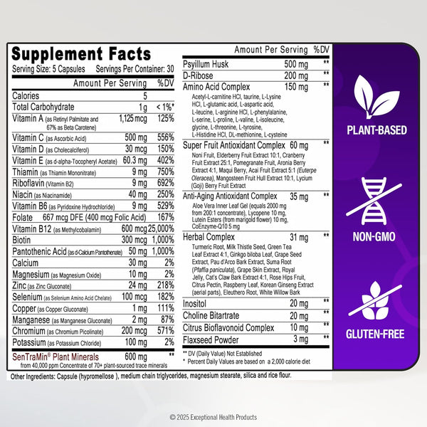 Immuno 150, Immune Support Supplement, 150 Vegetable Capsules