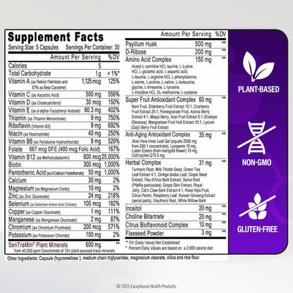 Immuno 150, Immune Support Supplement, 150 Vegetable Capsules